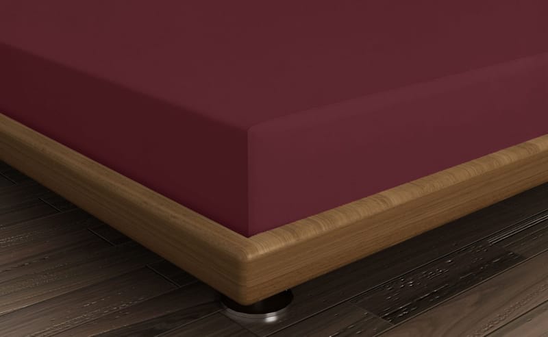 Talvenis Dra-på-lakan 140x190cm - Mörkröd - Textil & mattor - Barntextilier - Barnsängkläder - Spjälsäng sängkläder - Lakan spjälsäng