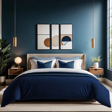 Veyloren Påslakan 240x220 cm - Mörkblå - Textil & mattor - Barntextilier - Barnsängkläder - Spjälsäng sängkläder - Lakan spjälsäng