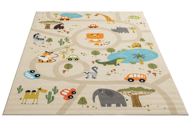 Play Barnmatta 120x160 cm - Beige - Textil & mattor - Barntextilier - Barnmatta & lekmatta
