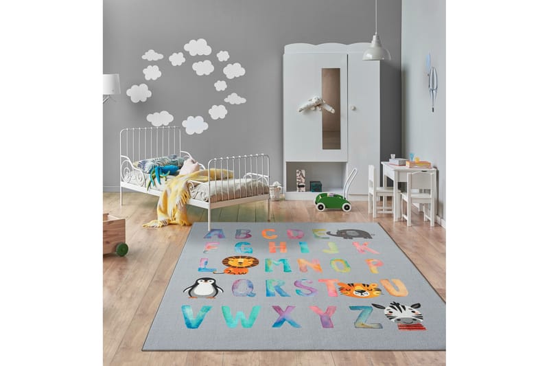 Play Barnmatta 140x200 cm - Grå - Textil & mattor - Barntextilier - Barnmatta & lekmatta