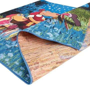 Matta Relvi 100x160 cm - blå - Textil & mattor - Barntextilier - Barnmatta & lekmatta