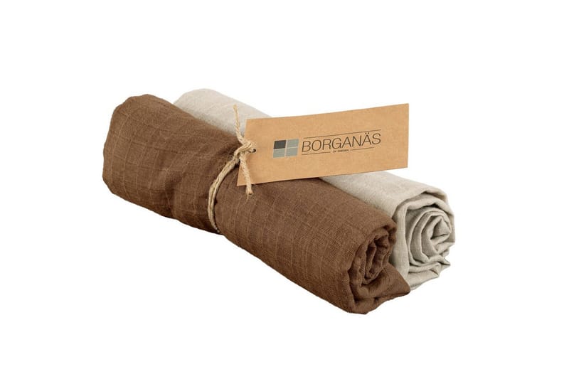 Muslinwrap 2-Pack - Sand/Tobacco (70 x 70 cm) - Textil & mattor - Barntextilier
