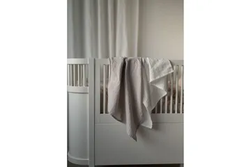 Muslinwrap 2-Pack - Vit/Grå (70 x 70 cm) - Textil & mattor - Filtar, kuddar & plädar - Filtar & plädar