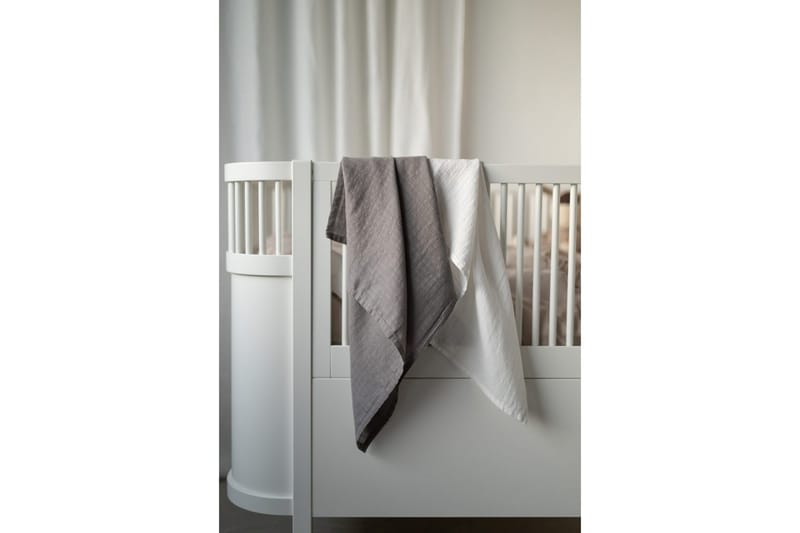 Muslinwrap 70 x 70 cm 2-Pack Mörkgrå - Mörkgrå - Textil & mattor - Barntextilier