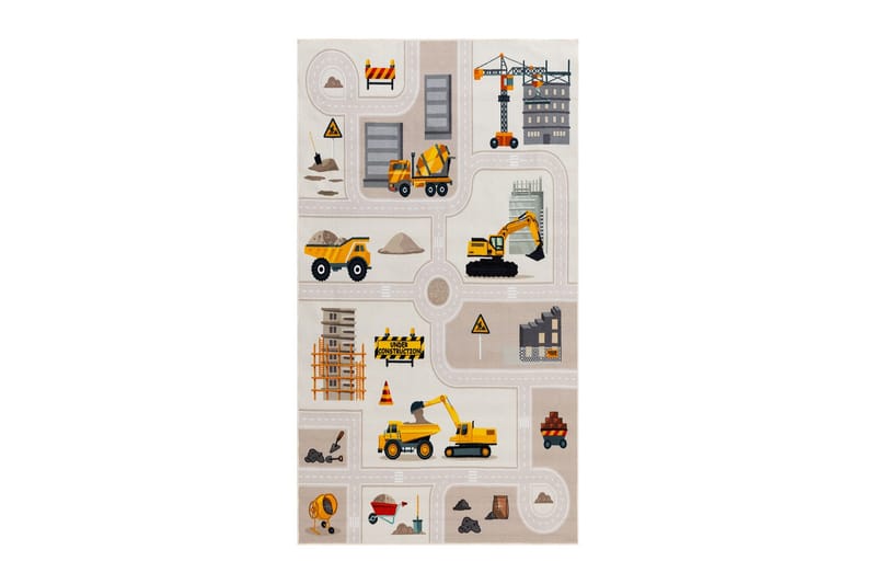 Rajender Barnmatta 80x150 cm Rektangulär - Linne - Textil & mattor - Barntextilier - Barnmatta & lekmatta