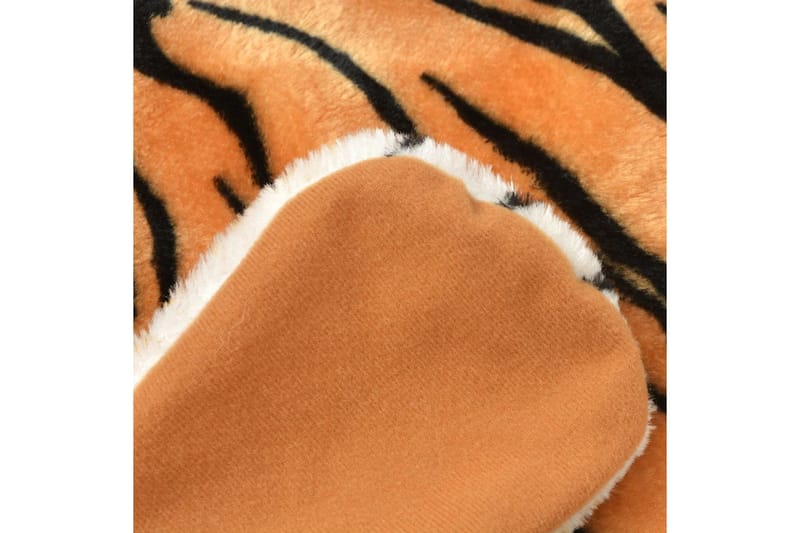 Tigermatta plysch 144 cm brun - Brun - Barnmatta & lekmatta