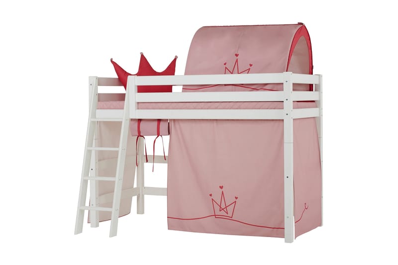 Vindeln Draperi för våningssäng 200 cm - Rosa - Textil & mattor - Barntextilier - Barngardin