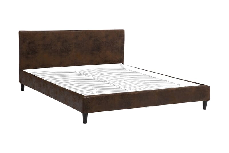 Bossom Sängöverdrag 160x200 cm Konstläder - Brun - Sängkläder