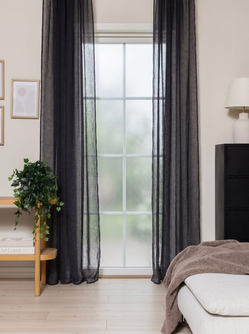 Gardin Felicia 140x240 cm - Grafit - Textil & mattor - Gardiner - Gardinlängder