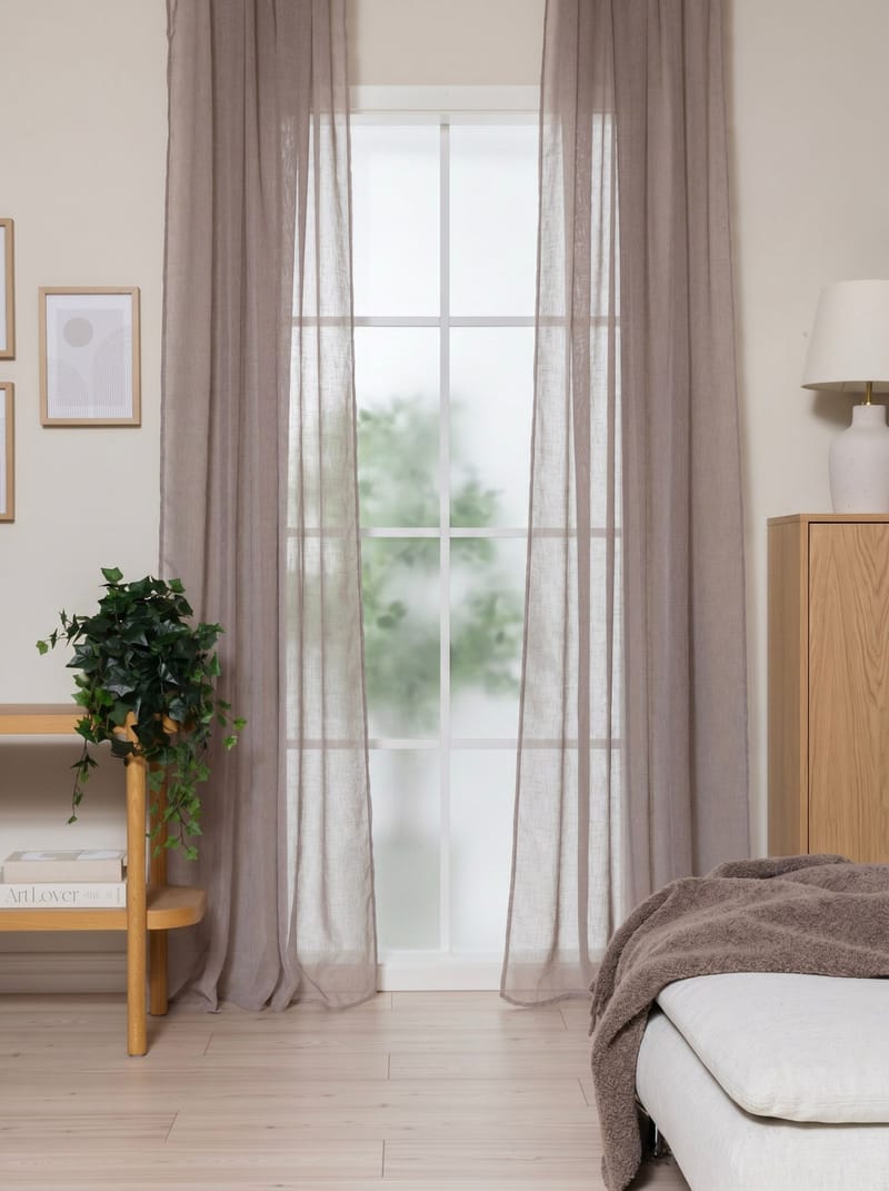 Gardin Felicia 140x240 cm - Greige - Textil & mattor - Gardiner - Gardinlängder