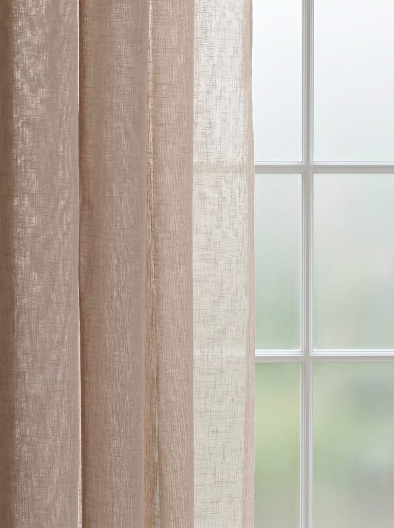 Gardin Felicia 140x240 cm - Linnebeige - Textil & mattor - Gardiner - Gardinlängder