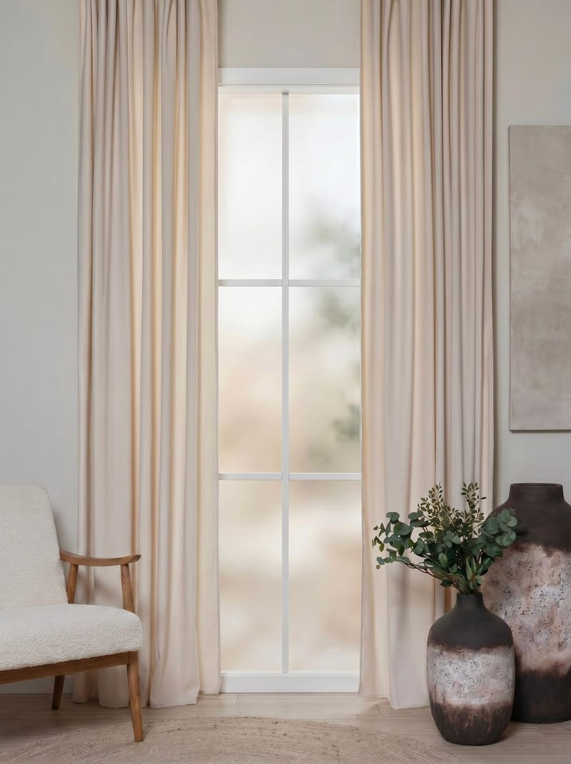 Gardin Saga 140x240 cm - Creme - Textil & mattor - Gardiner - Gardinlängder