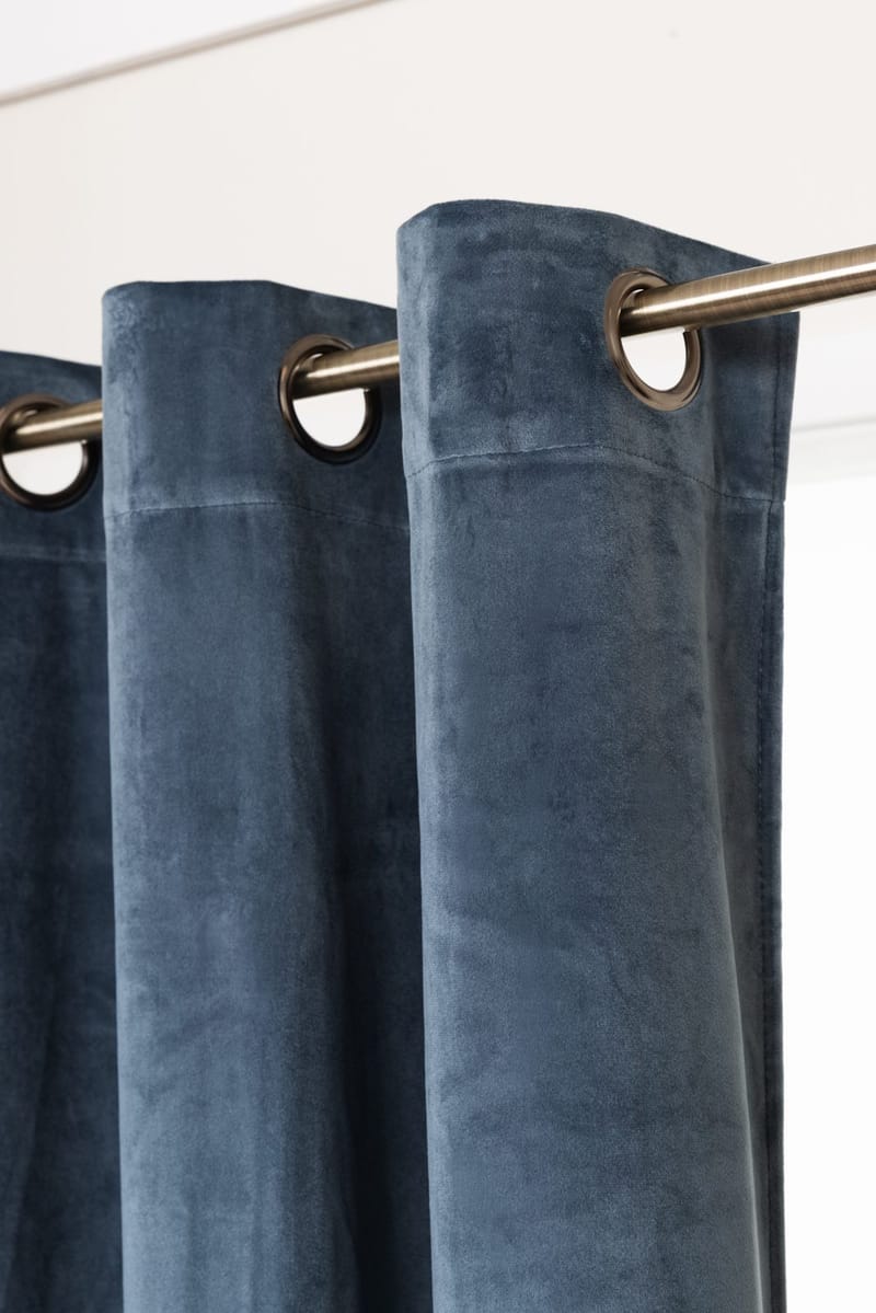 Gardin Saga 140x240 cm - Indigo Blue - Textil & mattor - Gardiner - Gardinlängder