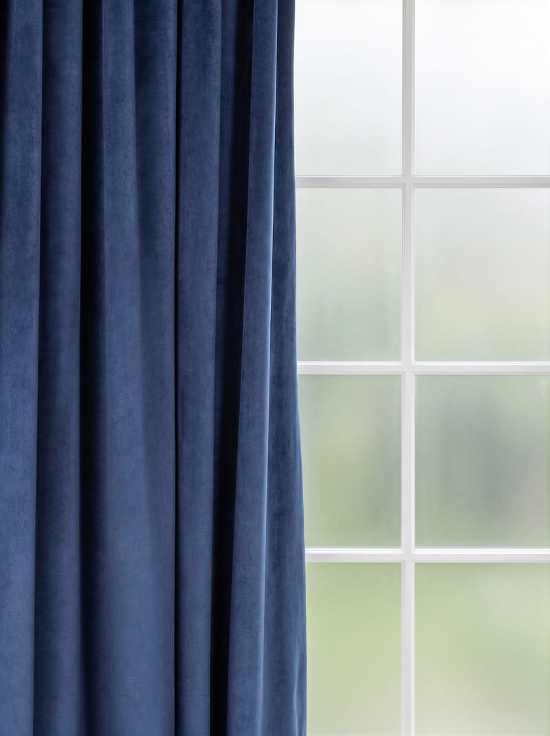 Gardin Saga 140x240 cm - Royal Blue - Textil & mattor - Gardiner - Gardinlängder
