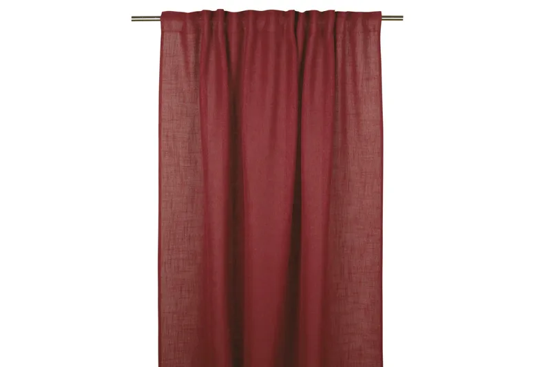 Alan Gardinlängd 140x300 cm, Röd