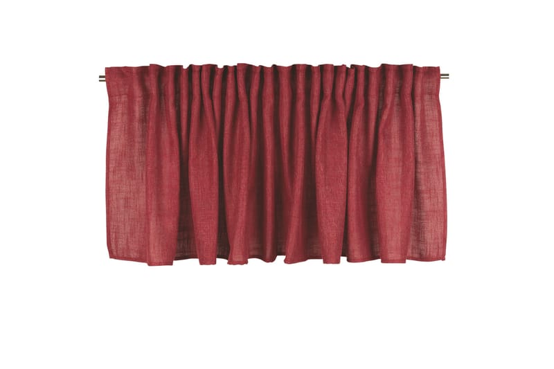Brooklyn Gardinkappa 55 cm - Röd - Textil & mattor - Gardiner - Gardinkappa