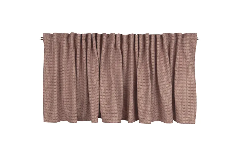 Sissel Gardinkappa 55 cm, Beige/Röd