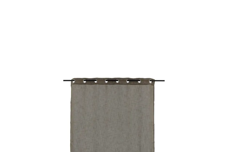 Kaya Öljettgardin 140x290 cm - Brun - Textil & mattor - Gardiner - Gardinlängder - Öljettgardin