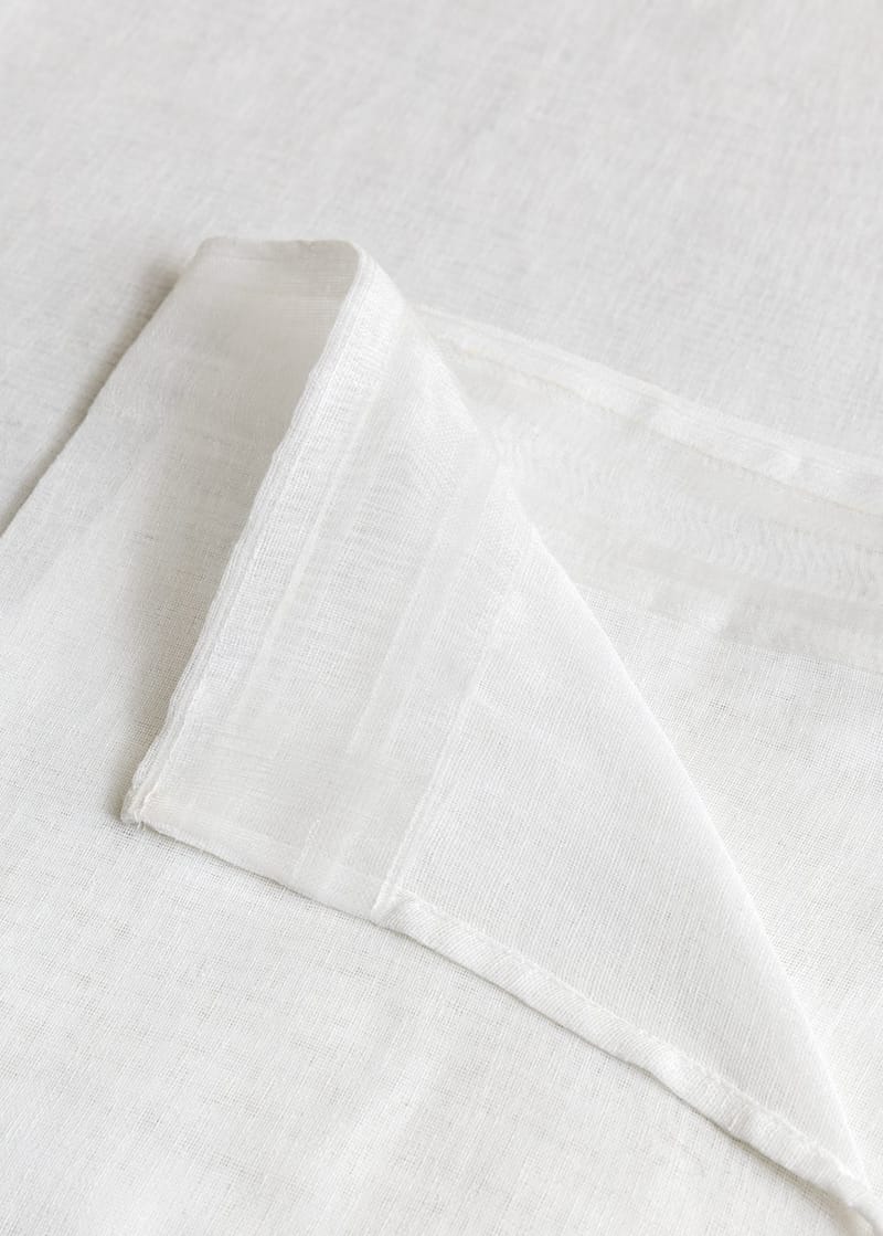 Gardin Alice 140x250 cm - Crème - Textil & mattor - Gardiner - Gardinlängder - Veckbandslängd