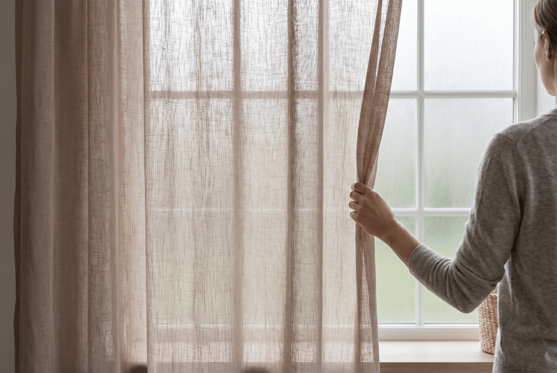 Gardin Alice 140x250 cm - Linne - Textil & mattor - Gardiner - Gardinlängder - Veckbandslängd