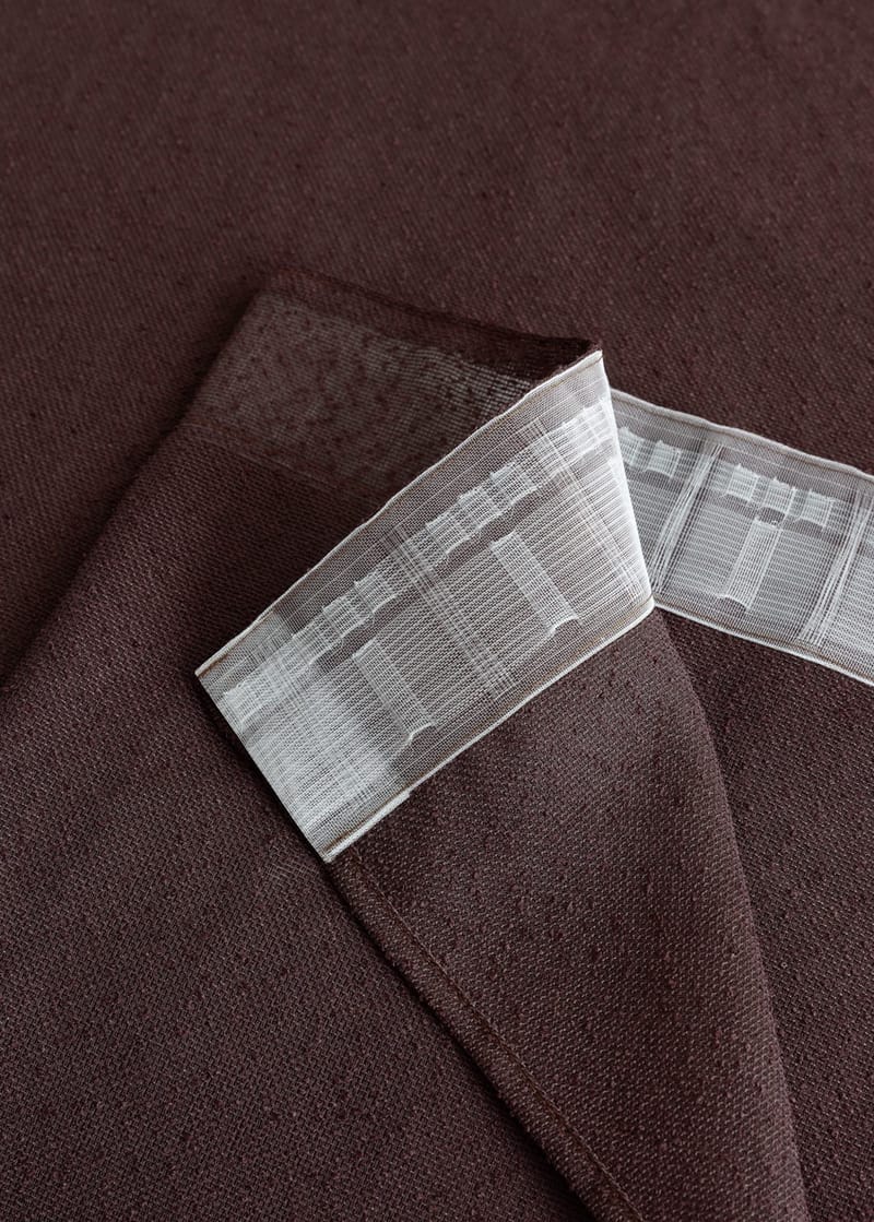 Gardin Alma 140x250 cm - Chocolate - Textil & mattor - Gardiner - Gardinlängder - Hällängd
