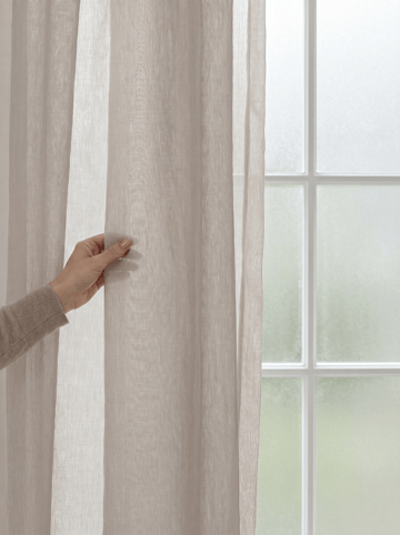 Gardin Lisa 140x250 cm - Greige - Textil & mattor - Gardiner - Gardinlängder - Veckbandslängd