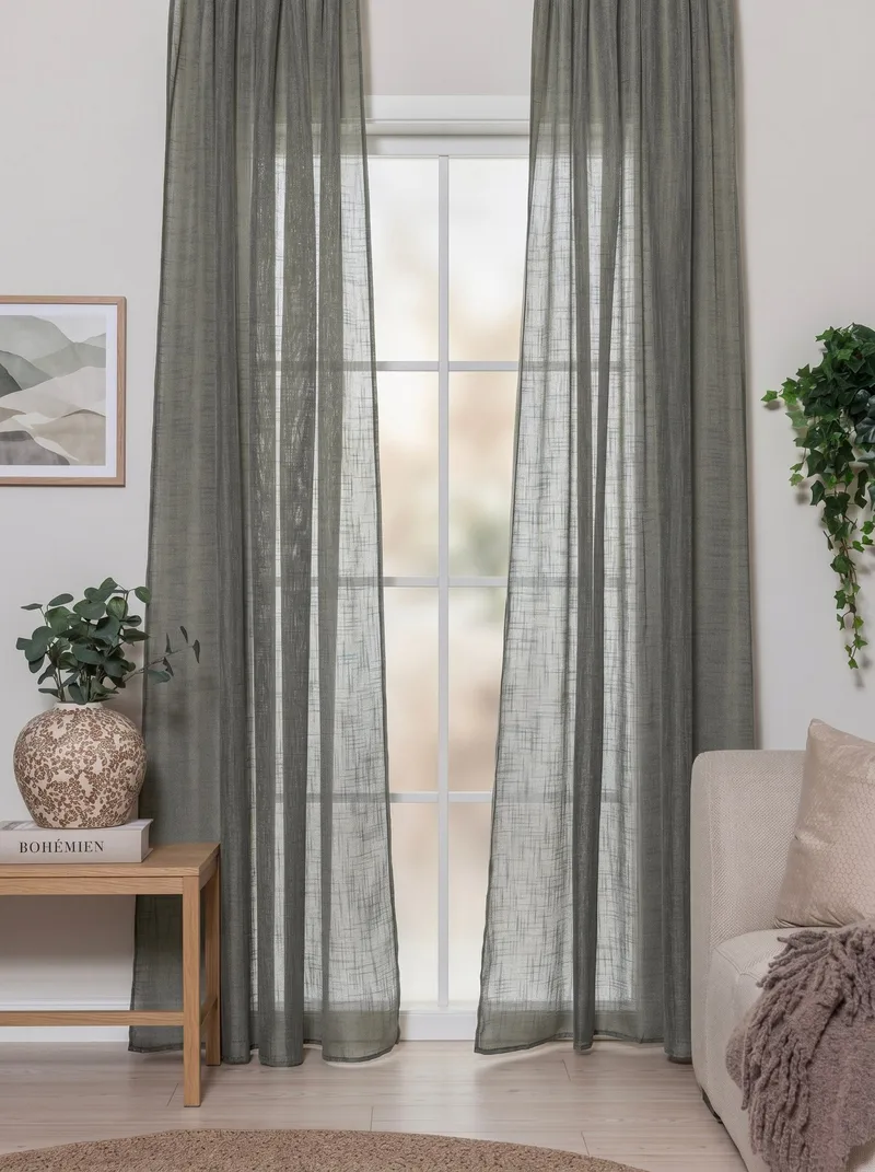 Gardin Stella 140x250 cm - Emerald Green - Textil & mattor - Gardiner - Gardinlängder - Veckbandslängd
