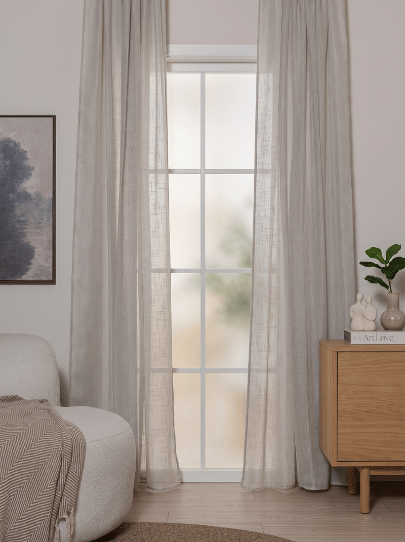 Gardin Stella 140x250 cm - Linen - Textil & mattor - Gardiner - Gardinlängder - Veckbandslängd