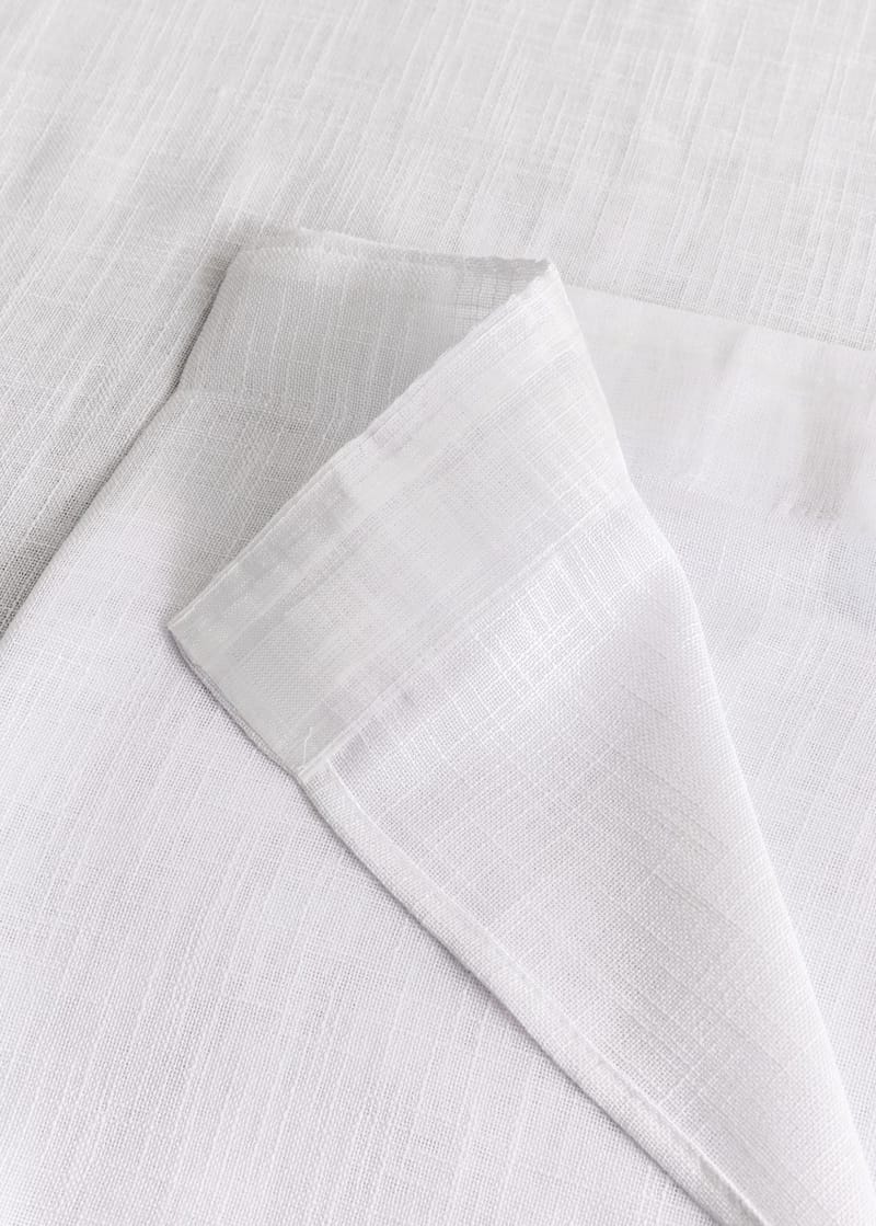 Gardin Stella 140x250 cm - White - Textil & mattor - Gardiner - Gardinlängder - Veckbandslängd