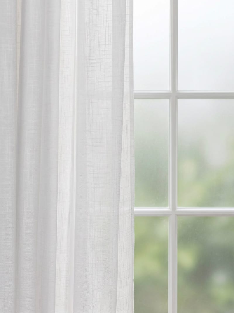 Gardin Stella 140x250 cm - White - Textil & mattor - Gardiner - Gardinlängder - Veckbandslängd