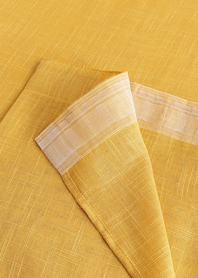 Gardin Stella 140x250 cm - Yellow - Textil & mattor - Gardiner - Gardinlängder - Veckbandslängd