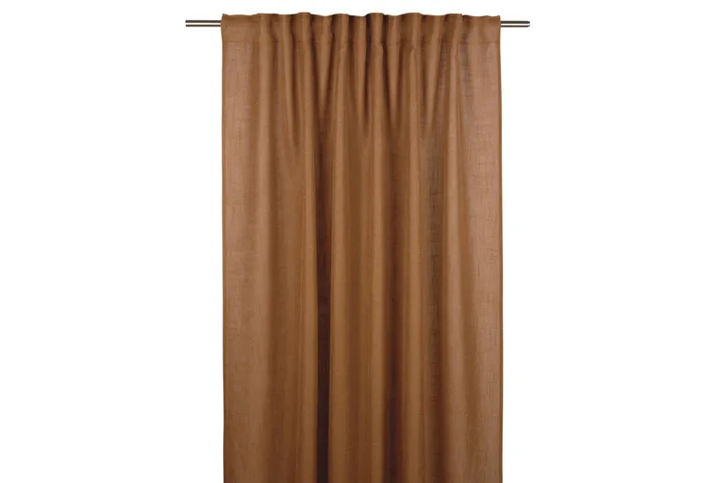 Brooklyn Gardinlängd 140x280 cm - Konjak - Textil & mattor - Gardiner - Gardinlängder - Hanklängd