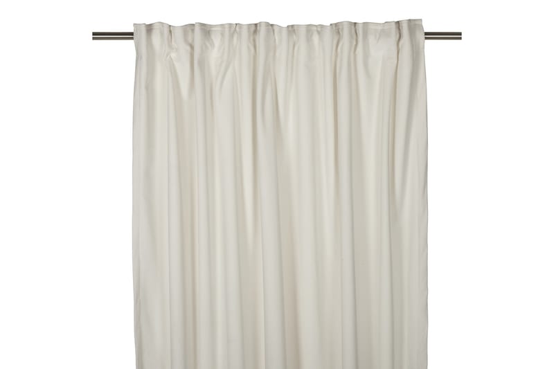 Sameta Sammetsgardin Multibandslängd 2-pack 280 cm - Offwhite - Textil & mattor - Gardiner - Gardinlängder - Hanklängd