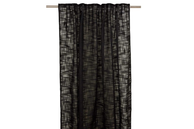 Jeff Gardinlängd 135x280 cm, Svart