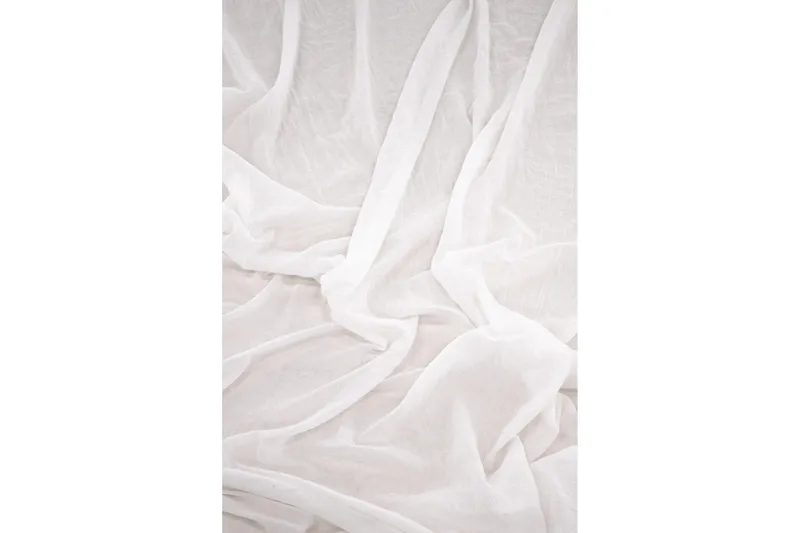 Elena Gardin 135x240 cm - Vit - Textil & mattor - Gardiner - Gardinlängder - Kanallängd