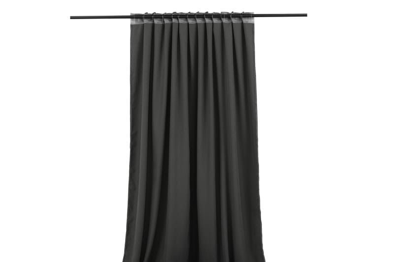 Elma Gardin 140x240 cm - Black - Textil & mattor - Gardiner - Gardinlängder - Kanallängd