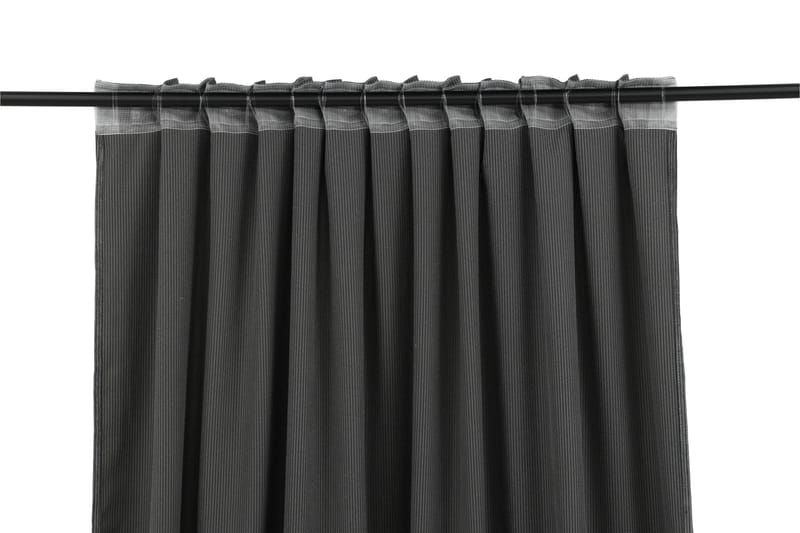Elma Gardin 140x240 cm - Black - Textil & mattor - Gardiner - Gardinlängder - Kanallängd