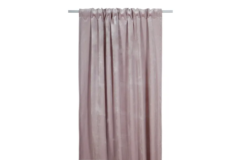 Karlene Gardinlängd Sammet, Rosa