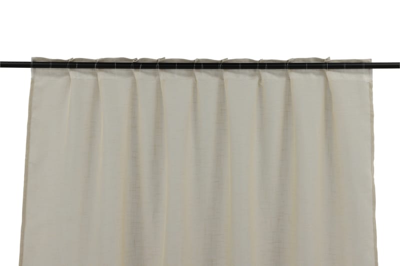 Kaya Gardin 140x240 cm - Beige - Textil & mattor - Gardiner - Gardinlängder - Kanallängd
