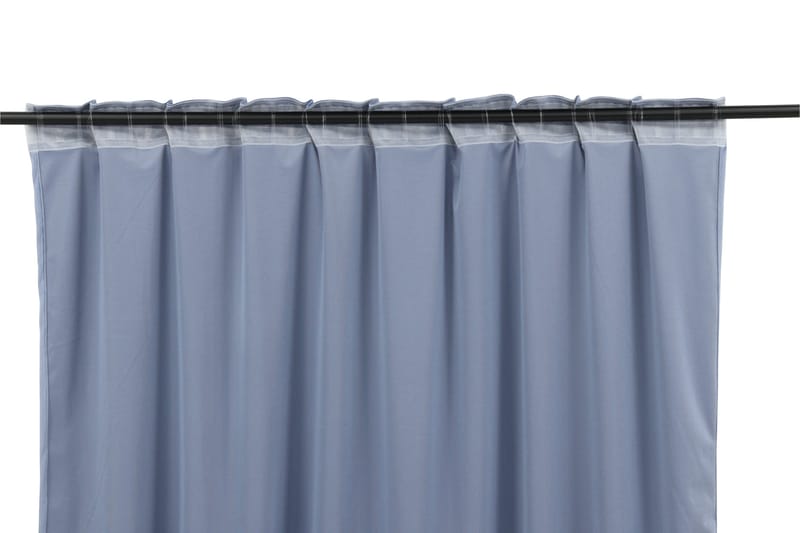 Mary Gardin 135x250 cm - Blå - Textil & mattor - Gardiner - Gardinlängder - Kanallängd