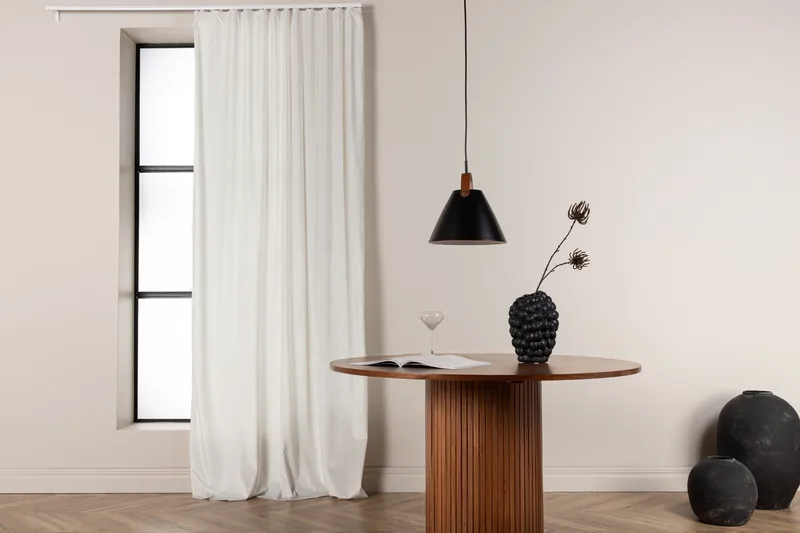 Mary Gardin 135x250 cm - Vit - Textil & mattor - Gardiner - Gardinlängder - Kanallängd