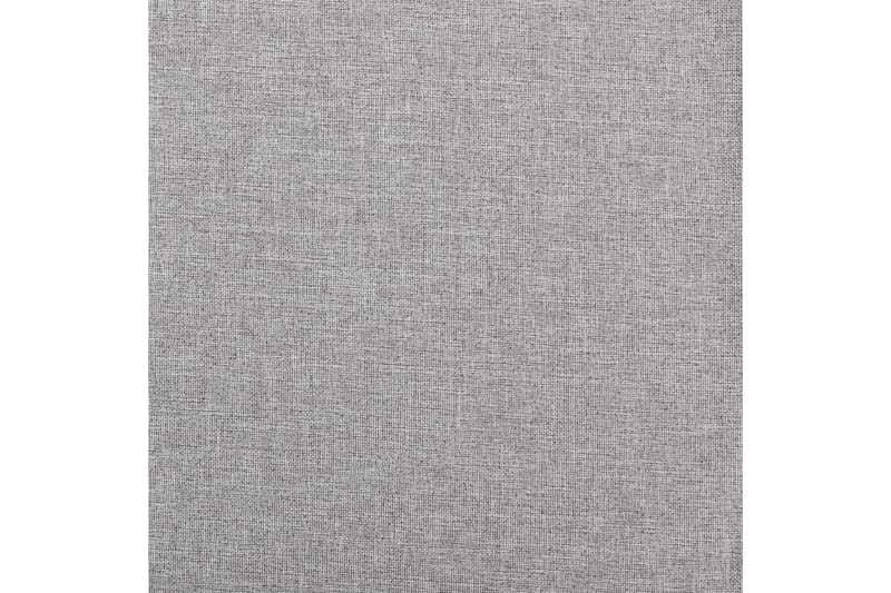 Mörkläggningsgardin med öljetter linnelook grå 290x245cm - Grå - Textil & mattor - Gardiner - Mörkläggningsgardiner