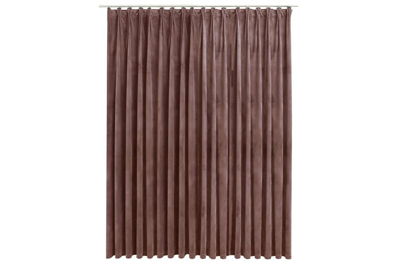 Mörkläggningsgardin med krokar sammet antikrosa 290x245 cm - Antikrosa - Textil & mattor - Gardiner - Mörkläggningsgardiner