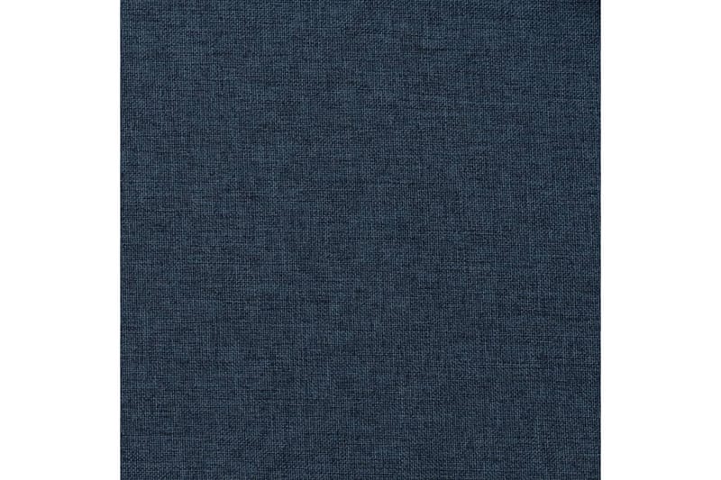 Mörkläggningsgardiner med krokar linnelook 2 st blå 140x225 - Blå - Textil & mattor - Gardiner - Mörkläggningsgardiner