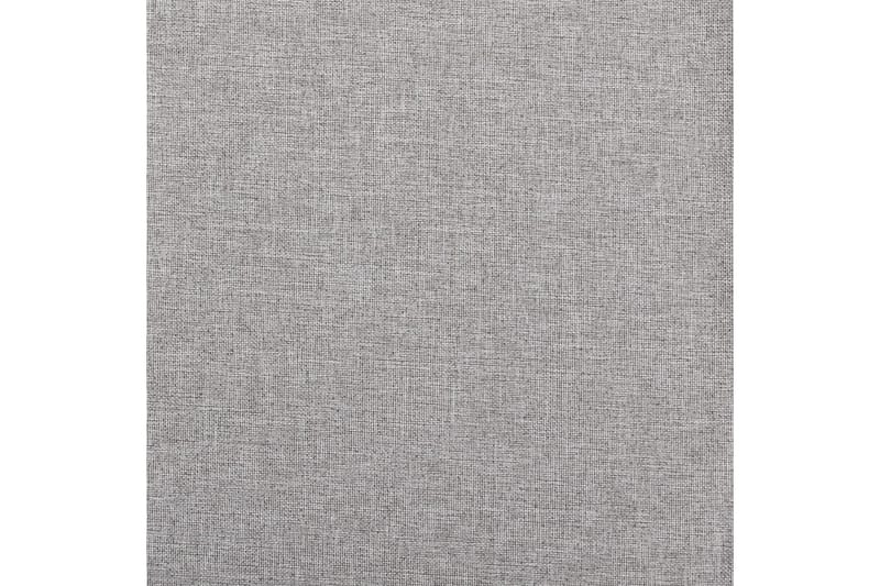 Mörkläggningsgardiner med krokar linnelook 2 st grå 140x245 - Grå - Textil & mattor - Gardiner - Mörkläggningsgardiner
