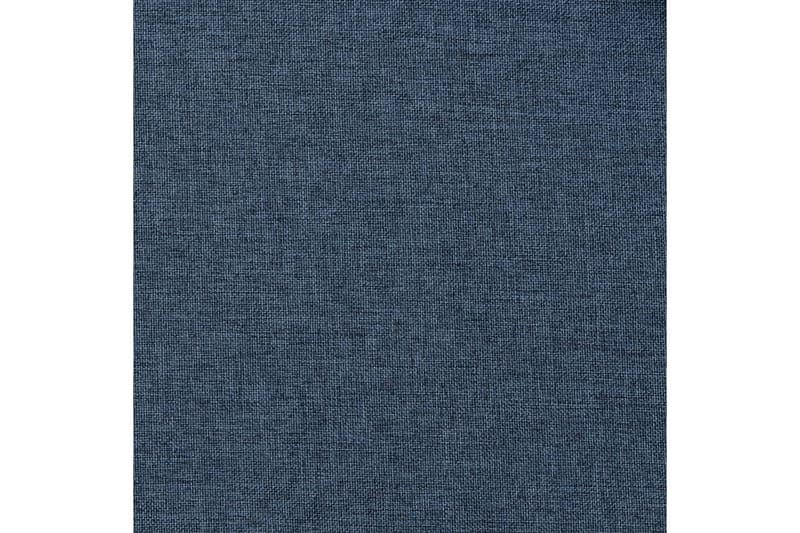 Mörkläggningsgardin med öljetter linnelook 2 st blå 140x225c - Blå - Mörkläggningsgardiner