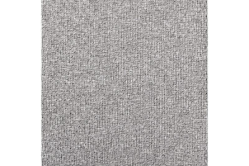 Mörkläggningsgardin med öljetter linnelook 2 st grå 140x175c - Grå - Mörkläggningsgardiner