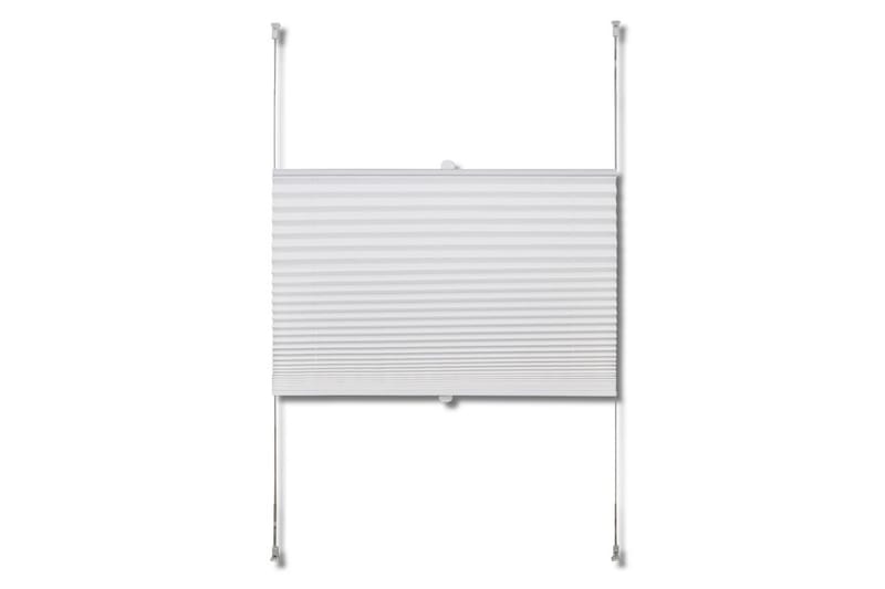Plisségardin 70x150 cm vit - Vit - Textil & mattor - Gardiner - Plisségardin & persienn