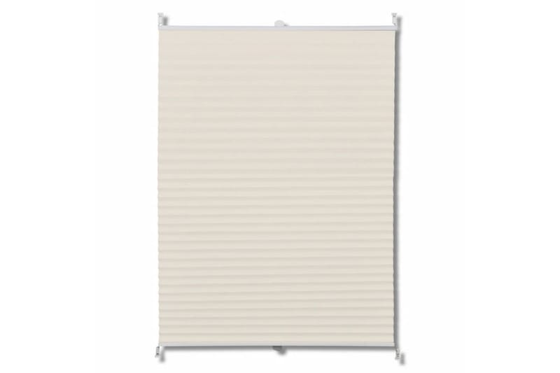 Plisségardin 70x200 cm creme - Creme - Textil & mattor - Gardiner - Plisségardin & persienn