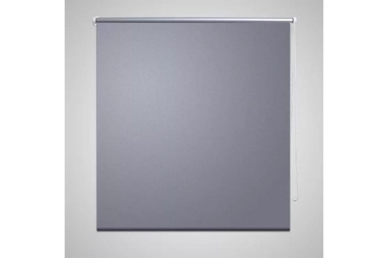 Rullgardin grå 160x175 cm mörkläggande - Grå - Rullgardin